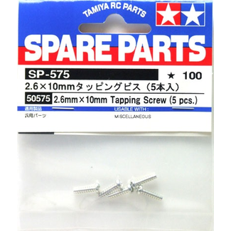 TAMIYA TAMYIA 2.6 x 10mm SELF TAPPERS