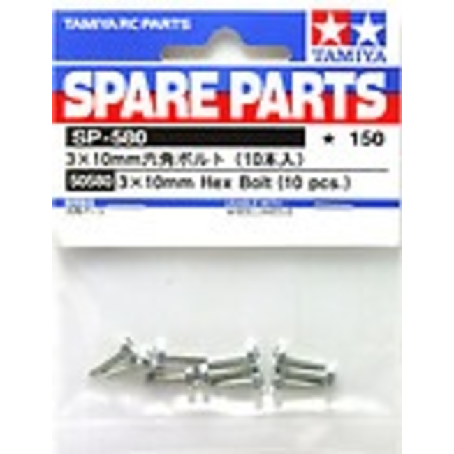 TAMIYA 3 X 10 HEX BOLT