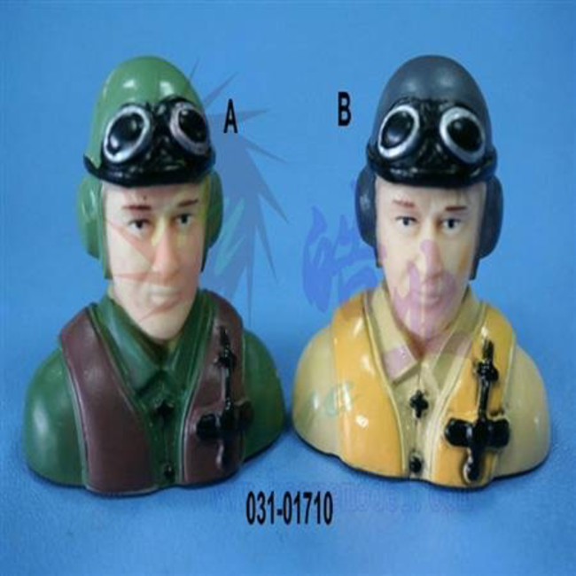 HY JET PILOTS 1/9 SCALE L42 X W23 X H39mm GREY 7G (OLD CODE HY311710B )