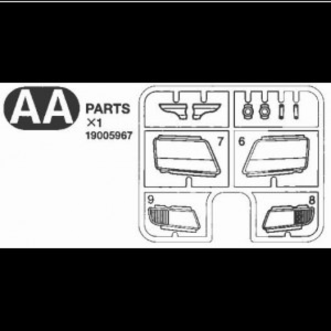 TAMIYA AA PARTS FOR MAN TGX 26.540 (56325)