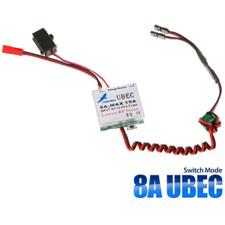 HOBBY WING HOBBYWING UBEC-8A-3S 15 AMP MAX  INPUT : 2-3S ONLY  7.4-11.1V