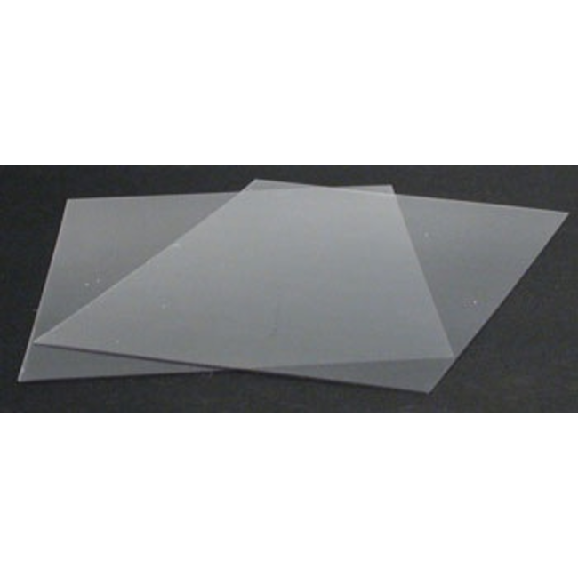 K & S PLASTIC SHEETS .015 THICK 9'' X 12'' 3PCS