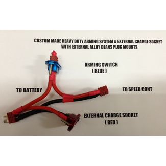 ACE IMPORTS ACE DEANS HEAVY DUTY ARMING SWITCH & CHARGING SOCKET   ( CUSTOM MADE )