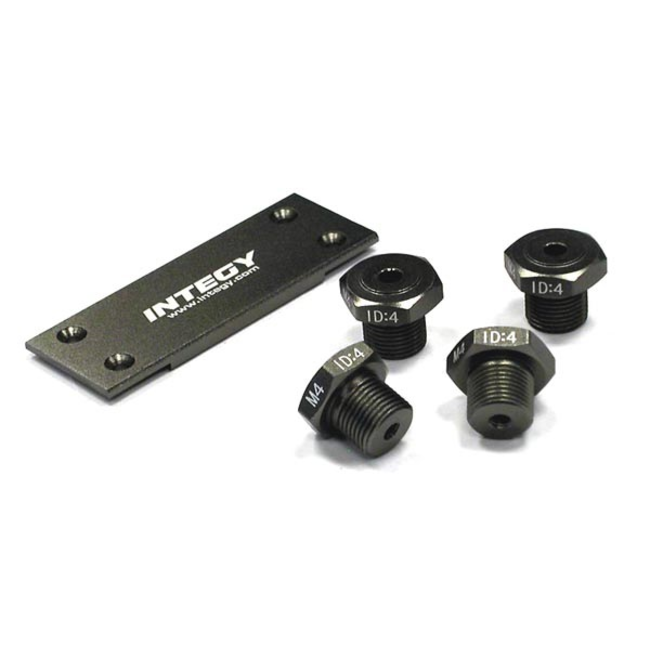 INTEGY TYPE J ADAPTERS FOR UNIVERSAL SETUP STATION (TRAXXAS 1/16 VEHICLES)