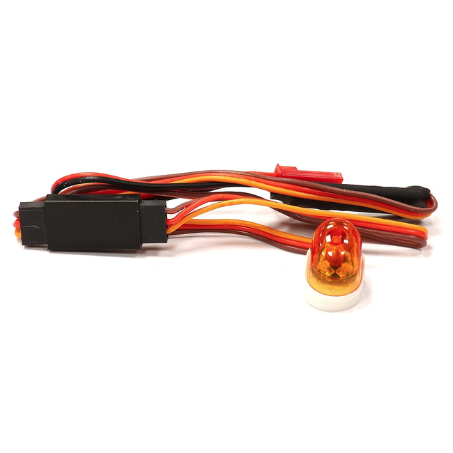 INTEGY T1 REALISTIC ROOF TOP YELLOW FLASHING LIGHT LED WITH PLASTIC HOUSING FOR 1/10 SCALE