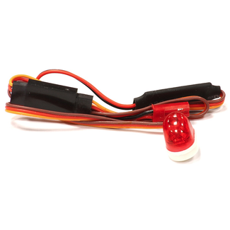 INTEGY INTEGY T1 REALISTIC ROOF TOP RED FLASHING LIGHT LED WITH PLASTIC HOUSING FOR 1/10 SCALE