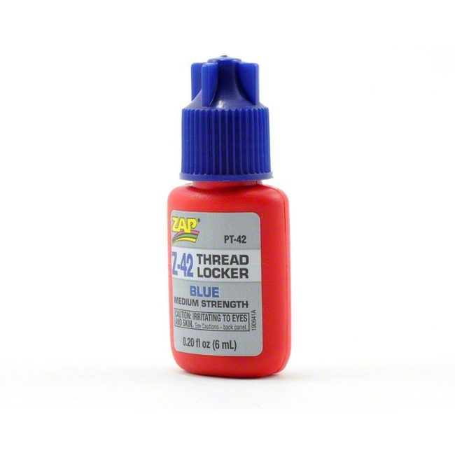 ZAP Z-42 THREAD LOCKER BLUE MEDIUM STRENGTH 6ML