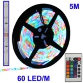 ACE IMPORTS LED WATERPROOF ROPE LIGHT 5 METRE FULL RGB WITH WIRELESS CONTROLLER 60 LEDS/MT