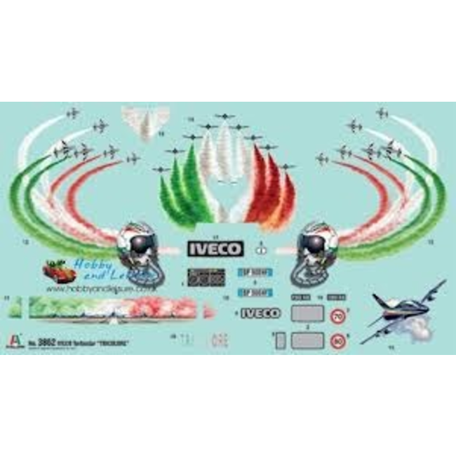ITALERI IVECO TURBOSTAR TRICOLORE 1/24 (DISCONTINUED)
