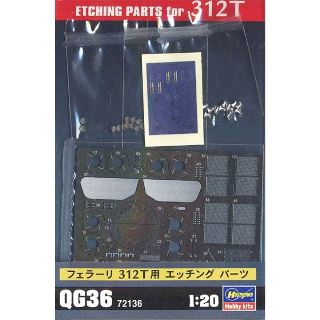 Etching Parts for 23202 Ferrari - Hasegawa