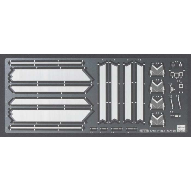 Etching Parts for Raptor - Hasegawa