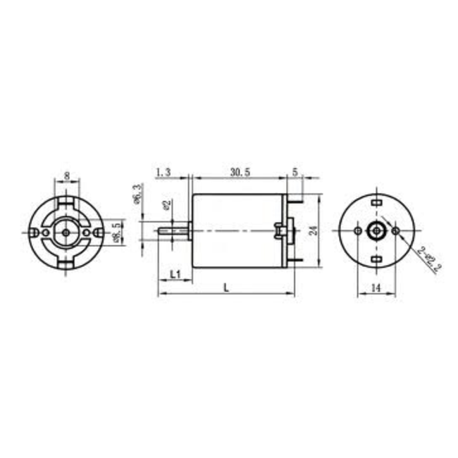 ACE 280 ELECTRIC BRUSHED MOTOR