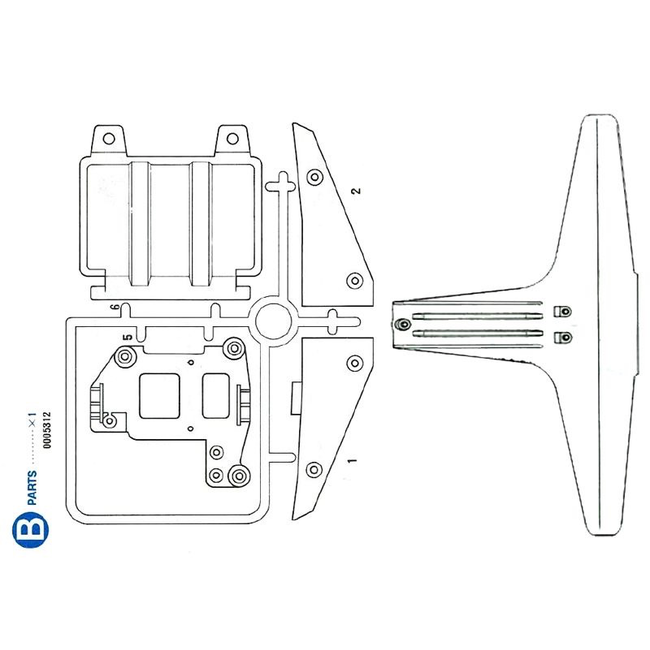 TAMIYA B PARTS STRIKER no bumper included