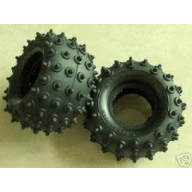 TAMIYA REAR TYRE PAIR FOR FROG  HORNET ETC