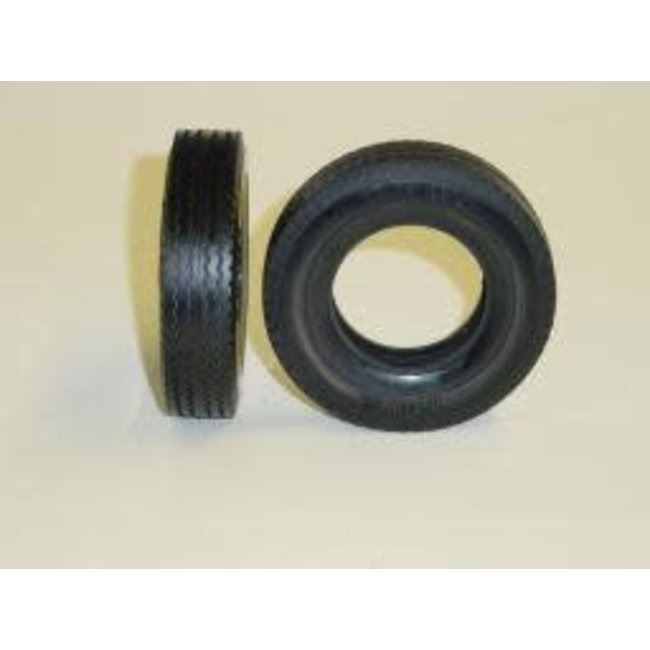 TAMIYA TRACTOR TRUCK TYRES ( 1 PAIR ) STD 22mm 56527