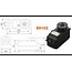FUTABA CORLESS L/PROF 3.6kg  Modulation: 	Analog Torque: 	 4.8V: 40.0 oz-in (2.88 kg-cm) 6.0V: 50.0 oz-in (3.60 kg-cm) Speed: 	 4.8V: 0.16 sec/60¬∞ 6.0V: 0.13 sec/60¬∞ Weight: 	1.69 oz (48.0 g) Dimensions: 	 Length: 1.57 in (39.9 mm) Width: 0.79 in (20.1