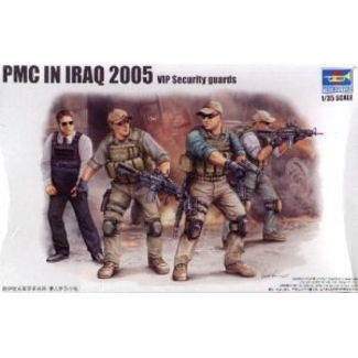 TRUMPETER TRUMPETER 1/35 PMC IN IRAQ 2005 VIP SECURITY