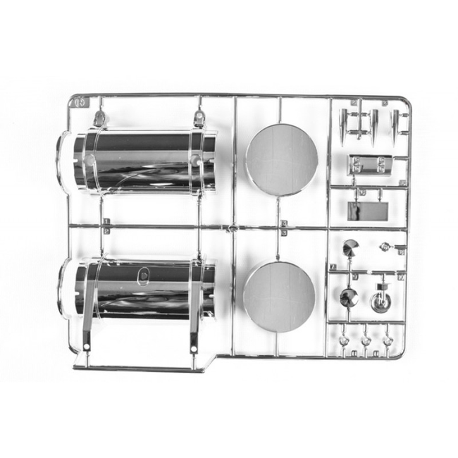 TAMIYA R PARTS FOR GRAND HAULER TANKS, LIGHTS AND MIRRORS 1 PAIR