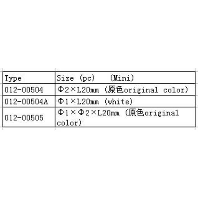 HY MICRO NYLON CLEVIS CLIP 1x20mm SUITS 1MM WIRE
