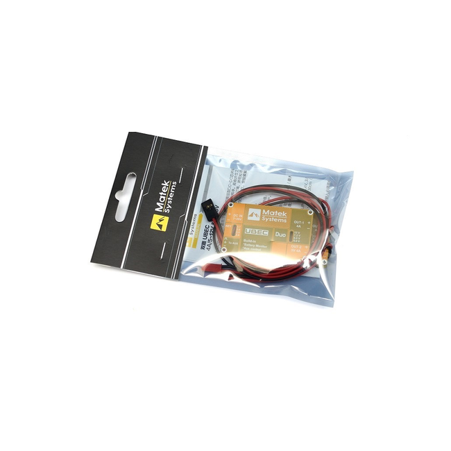 MATEK FPV DUAL OUTPUT UBEC 4A/5V AND 4A/5-12V