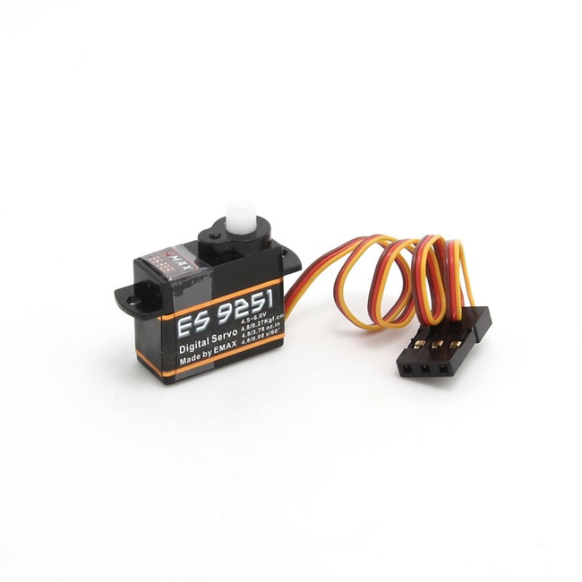 EMAX ES9251 II 2.5gr DIGITAL MICRO SERVO  0.3kg @ 6.0v PLASTIC GEARS