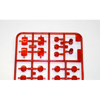 TAMIYA TAMIYA K PARTS CLEAR RED LENSES FOR GRAND HAULER 1/14 TRACTOR TRUCK