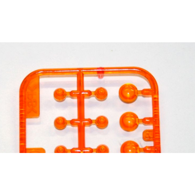 TAMIYA L PARTS CLEAR ORANGE LENSES FOR GRAND HAULER 1/14 TRACTOR TRUCK