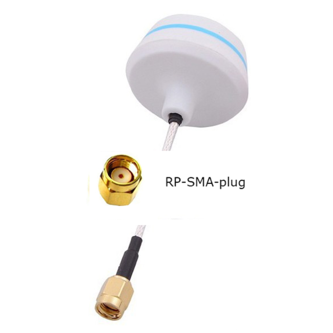 FPV 5.8GHZ CIRCULAR POLARIZED ANTENNA MALE RECEIVER RX