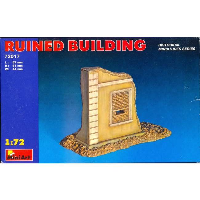 MINIART RUINED BUILDING 1/72 72017