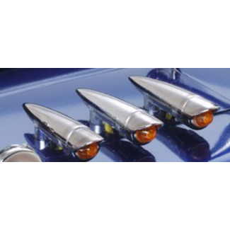 TAMIYA TAMIYA GRAND HAULER MARKER LIGHTS WITH ORANGE LENSES ( 6 PCE )