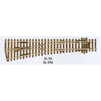 PECO PECO RIGHT HAND LARGE RADIUS POINT / TURNOUT CODE 100