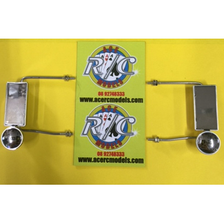 TAMIYA TAMIYA GRAND HAULER  MIRRORS COMPLETE ( 1 PAIR )