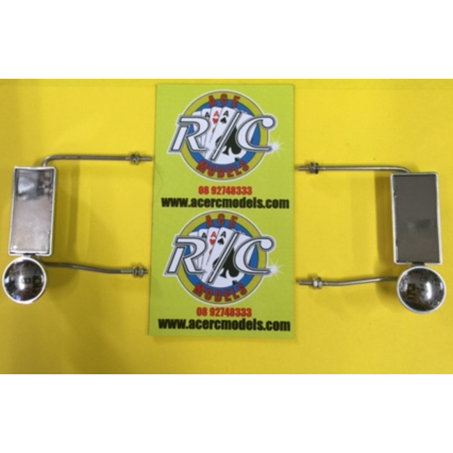 TAMIYA GRAND HAULER  MIRRORS COMPLETE ( 1 PAIR )