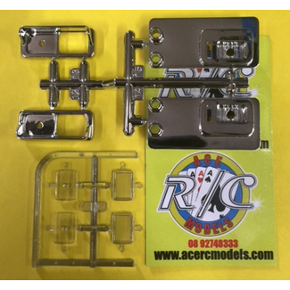 TAMIYA TAMIYA GRAND HAULER  FRONT HEADLIGHTS COMPLETE ( 1 PAIR )