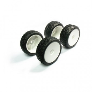 CARISMA CARISMA TYRE AND WHEEL SET WHITE 14975