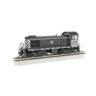 BACHMANN BACHMANN N S4 DIESEL LOCO DCC N SCALE ATSF ZEBRA #1528 BLACK AND WHITE