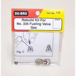 DUBRO DUBRO REBUILD KIT FOR NO. 335 FUELING VALVE GAS