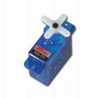 HITEC HITEC HS-55 FEATHER MICRO SERVO 1.2kg  .17SEC AT 4.8V  HITEC HS55 1.3kg