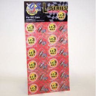 O.S. PARTS OS GLOW PLUG LC 3 TRAXXAS