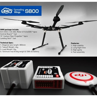 DJI DJI SPREAD WINGS S800 + WOOKONG WK-M