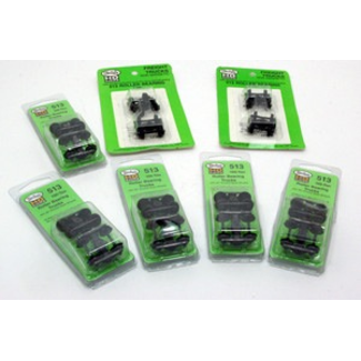 KADEE KADEE HO SCALE  513 ROLLER BEARING TRUCKS WITH 36" SMOOTH BACK WHEELS 100-TON