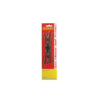 HORNBY HORNBY STRAIGHT LENGTHS 168MM & 180MM RIGHT HAND DIAMOND CROSSING  R615