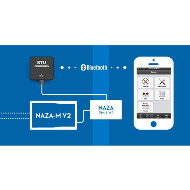 DJI BLUE TOOTH UNIT SUITS NAZA M  & V2 ONLY
