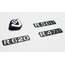 CCHAND FRONT METAL GRILL LOGOS WITH V8 FOR TAMIYA 1/14 SCANIA R470 R560 R620