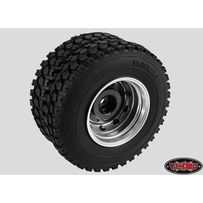 JDMODEL ROAD TRUCKER 1.7" SEMI TRUCK TIRES SUITS TAMIYA TRACTOR TRUCKS