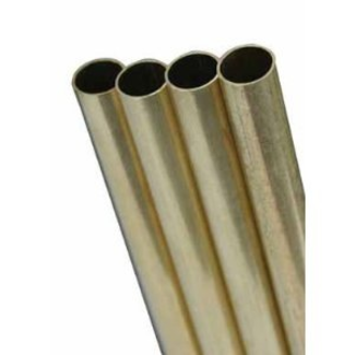 K&S K&S Round Brass Tube 3/32"x 12"x 1pc