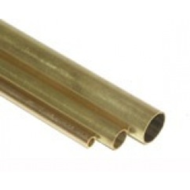 K & S 3PCS BRASS TUBE 12in 1/16 X .014 1.57mm X .355mm