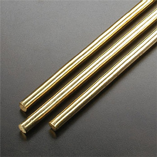 K&S K & S BRASS ROD 12i 1/16 1.57MM (3PCS)