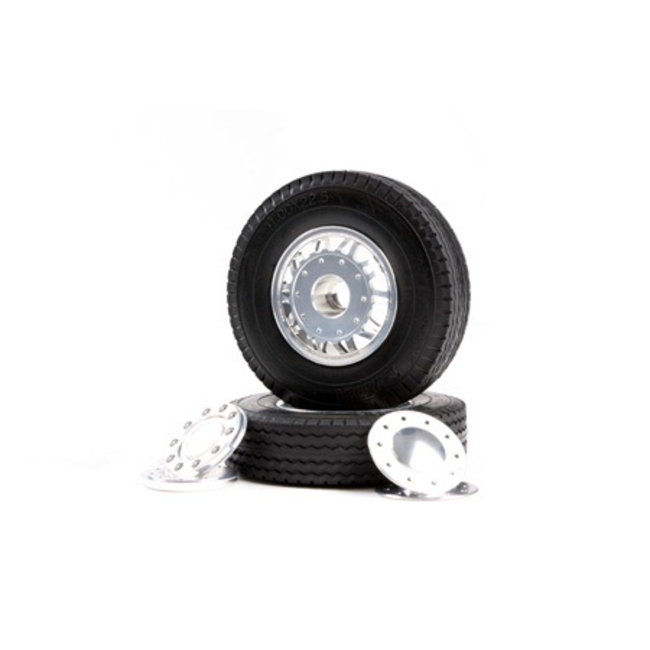TAMIYA TWIN SPOKE ALUMINUM FRONT WHEELS 56512