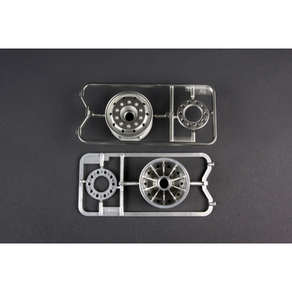 TAMIYA TAMIYA MATTE FINISH WHEELS 30mm FRONT SUIT TAMIYA 1/14 TRACTOR TRUCK ( SUPER SINGLES )  56520